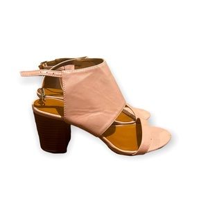 Pink Vegan Leather Heels